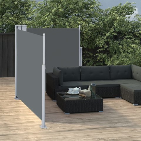 Zwijana markiza boczna, antracytowa, 120 x 600 cm Zwijana markiza boczna, antracytowa, 120 x 600 cm