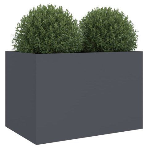 Donica, antracytowa, 62x40x39 cm, stal Donica, antracytowa, 62x40x39 cm, stal