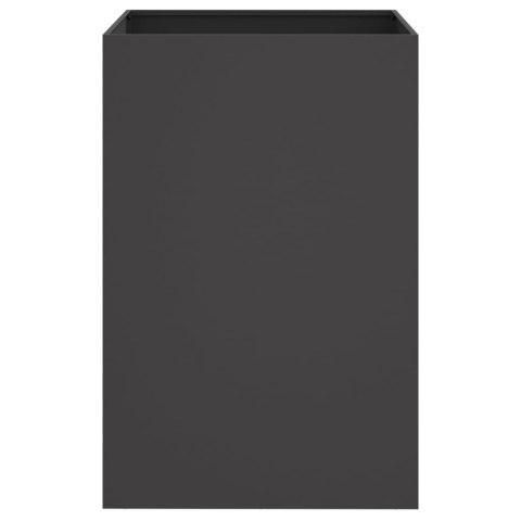 Donica, czarna, 52x48x75 cm, stal Donica, czarna, 52x48x75 cm, stal