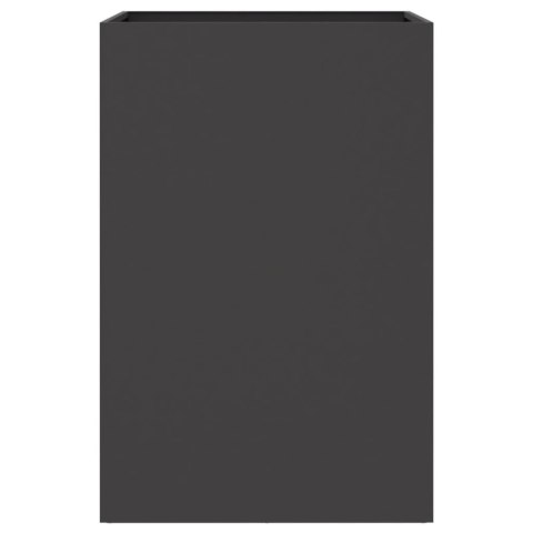 Donica, czarna, 52x48x75 cm, stal Donica, czarna, 52x48x75 cm, stal