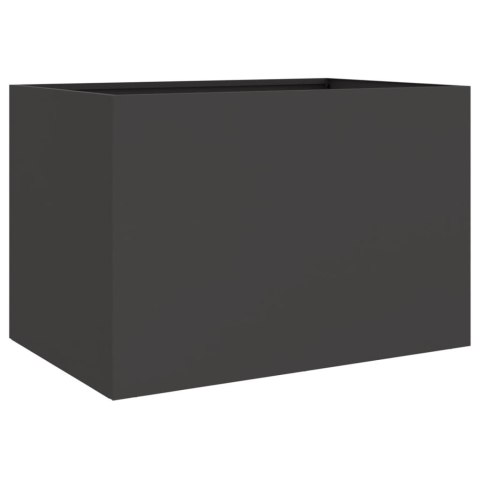 Donica, czarna, 62x40x39 cm, stal Donica, czarna, 62x40x39 cm, stal