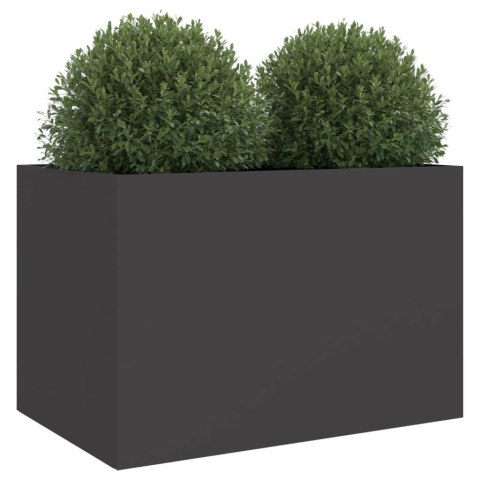 Donica, czarna, 62x40x39 cm, stal Donica, czarna, 62x40x39 cm, stal