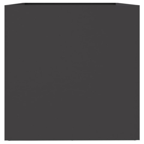 Donica, czarna, 62x40x39 cm, stal Donica, czarna, 62x40x39 cm, stal