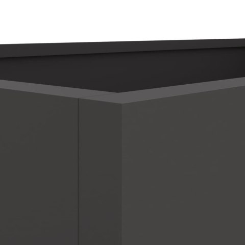 Donica, czarna, 62x40x39 cm, stal Donica, czarna, 62x40x39 cm, stal