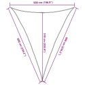 Żagiel przeciwsłoneczny, 160 g/m², ciemnozielony, 5x6x6 m, HDPE