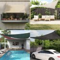  Żagiel przeciwsłoneczny, 160 g/m², kremowy, 2x2,5 m, HDPE