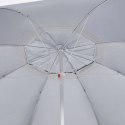  Parasol plażowy ze ściankami bocznymi, zielony, 215 cm