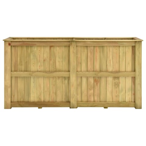 Podniesiona donica, 196x50x100 cm, impregnowane drewno sosnowe Podniesiona donica, 196x50x100 cm, impregnowane drewno sosnowe