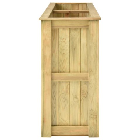 Podniesiona donica, 196x50x100 cm, impregnowane drewno sosnowe Podniesiona donica, 196x50x100 cm, impregnowane drewno sosnowe