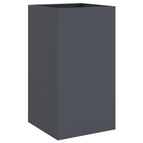 Donica, antracytowa, 42x38x75 cm, stal Donica, antracytowa, 42x38x75 cm, stal