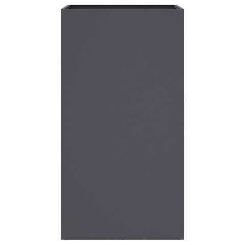 Donica, antracytowa, 42x38x75 cm, stal Donica, antracytowa, 42x38x75 cm, stal
