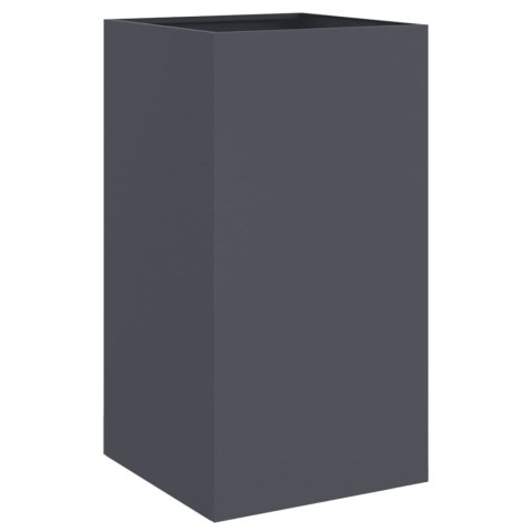 Donica, antracytowa, 42x38x75 cm, stal Donica, antracytowa, 42x38x75 cm, stal
