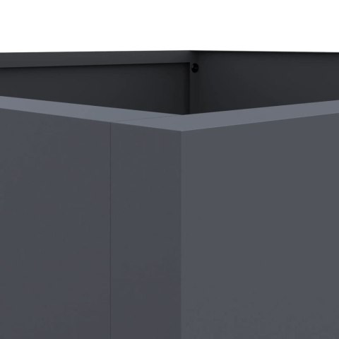 Donica, antracytowa, 42x38x75 cm, stal Donica, antracytowa, 42x38x75 cm, stal