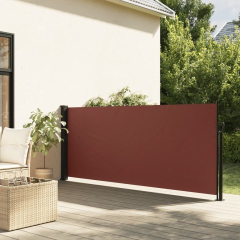  Zwijana markiza boczna, brązowa, 140 x 600 cm
