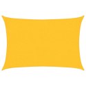 VidaXL Żagiel przeciwsłoneczny, 160 g/m², żółty, 2x2,5 m, HDPE