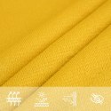 VidaXL Żagiel przeciwsłoneczny, 160 g/m², żółty, 2x2,5 m, HDPE