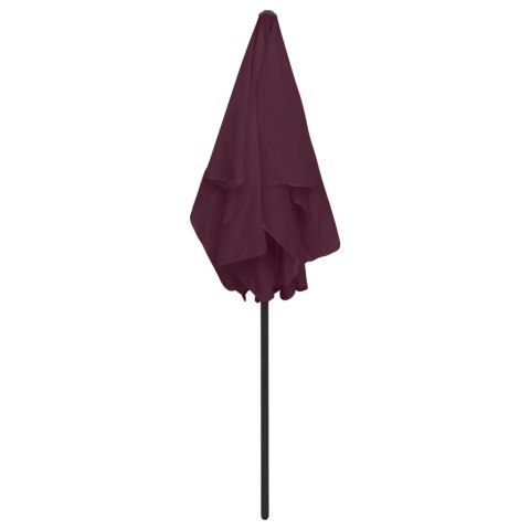 Parasol plażowy, bordowy, 180x120 cm Parasol plażowy, bordowy, 180x120 cm