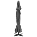  Parasol ogrodowy na słupku aluminiowym, 500 cm, antracytowy