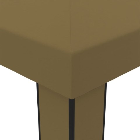 Altana z podwójnym dachem, 3x6 m, taupe, 180 g/m² Altana z podwójnym dachem, 3x6 m, taupe, 180 g/m²