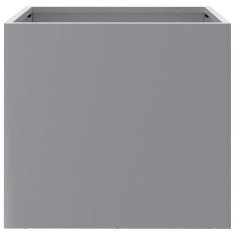 VidaXL Donice, 2 szt., srebrne, 32x30x29 cm, stal galwanizowana VidaXL Donice, 2 szt., srebrne, 32x30x29 cm, stal galwanizowana