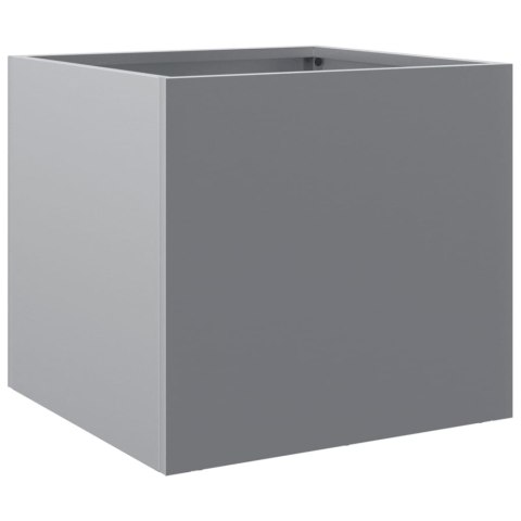 VidaXL Donice, 2 szt., srebrne, 32x30x29 cm, stal galwanizowana VidaXL Donice, 2 szt., srebrne, 32x30x29 cm, stal galwanizowana
