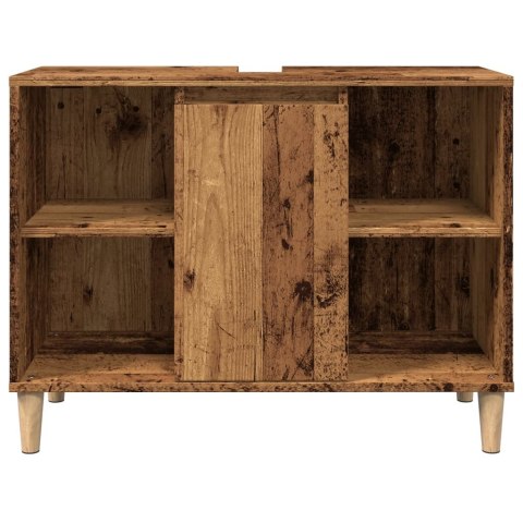 Szafka łazienkowa, stare drewno, 80x33x60 cm Szafka łazienkowa, stare drewno, 80x33x60 cm