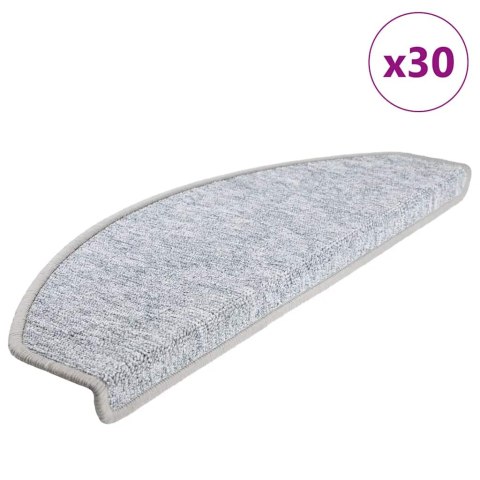  Maty na schody 30 szt. Jasnoszary 65x24x4 cm