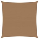  Żagiel przeciwsłoneczny, 160 g/m², taupe, 4,5x4,5 m, HDPE