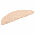  Maty na schody samoprzylepne 20 szt. Kremowe 56x17x3 cm