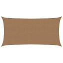  Żagiel przeciwsłoneczny, 160 g/m², kolor taupe, 2,5x4,5 m, HDPE