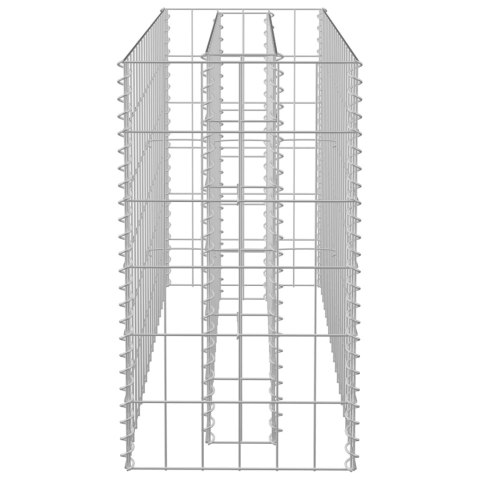 Podwyższona donica gabionowa, galwanizowana stal, 90x30x60 cm Podwyższona donica gabionowa, galwanizowana stal, 90x30x60 cm