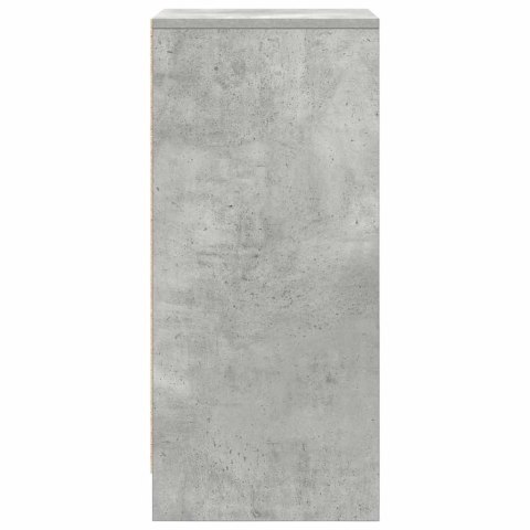 Szafka na buty Beton Szary 29,5x34x76 cm Drewno klejone Szafka na buty Beton Szary 29,5x34x76 cm Drewno klejone