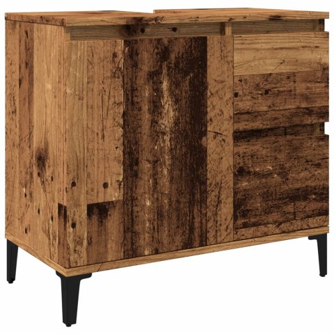 Szafka pod umywalkę, stare drewno, 65x33x60 cm Szafka pod umywalkę, stare drewno, 65x33x60 cm