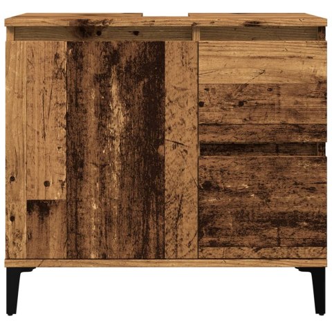 Szafka pod umywalkę, stare drewno, 65x33x60 cm Szafka pod umywalkę, stare drewno, 65x33x60 cm