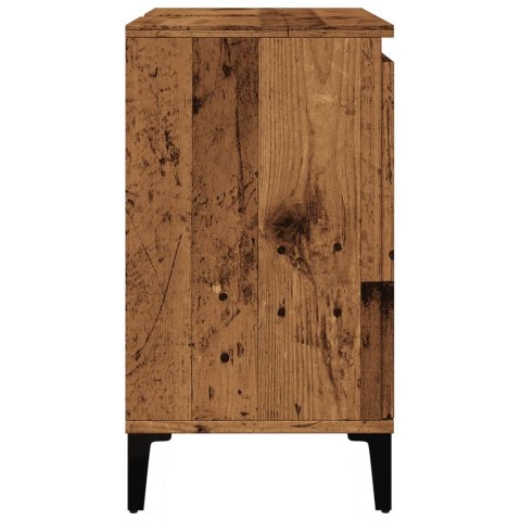 Szafka pod umywalkę, stare drewno, 58x33x60 cm Szafka pod umywalkę, stare drewno, 58x33x60 cm