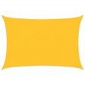  Żagiel przeciwsłoneczny, 160 g/m², żółty, 3x4 m, HDPE