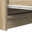  Komoda Sonoma Oak 80x35x99 cm Drewno klejone