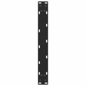  Nogi do stolika kawowego, czarne, 2 szt., 60x(42-43) cm, stal