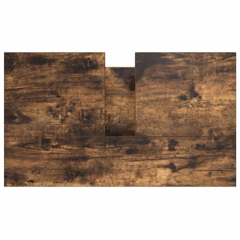 VidaXL Szafka pod umywalkę łazienkową, przydymiony dąb, 60x34,5x60 cm VidaXL Szafka pod umywalkę łazienkową, przydymiony dąb, 60x34,5x60 cm