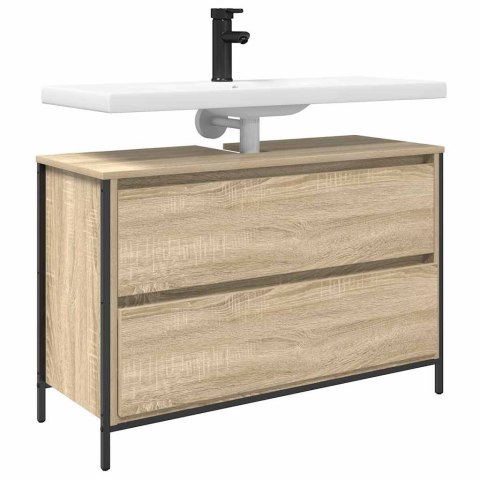 VidaXL Szafka pod umywalkę łazienkową z szufladami 90x34,5x60 cm VidaXL Szafka pod umywalkę łazienkową z szufladami 90x34,5x60 cm