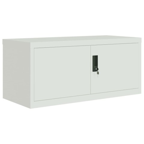 Szafa na dokumenty, jasnoszara, 90x40x110 cm, stalowa Szafa na dokumenty, jasnoszara, 90x40x110 cm, stalowa