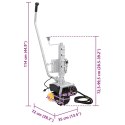  Podnośnik przyczepy Koło 12 V 550 W Aluminium