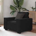  Sofa Fotel Czarny 59 cm Aksamit