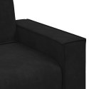  Sofa Fotel Czarny 59 cm Aksamit