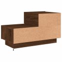 VidaXL Szafka nocna z oświetleniem LED, brązowy dąb, 70x36x40,5 cm