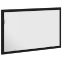 VidaXL Lustro łazienkowe z oświetleniem LED, czarny dąb, 60x8,5x37 cm