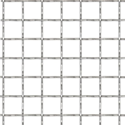 Siatka ogrodzeniowa, stal nierdzewna, 50x50 cm, 21x21x2,5 mm Siatka ogrodzeniowa, stal nierdzewna, 50x50 cm, 21x21x2,5 mm