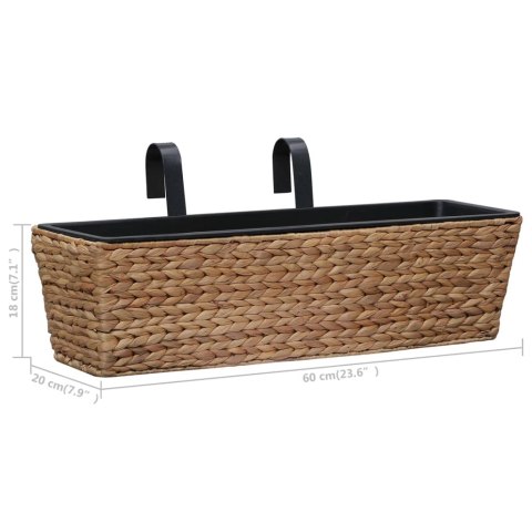 VidaXL Donice ogrodowe, 2 szt., hiacynt wodny VidaXL Donice ogrodowe, 2 szt., hiacynt wodny