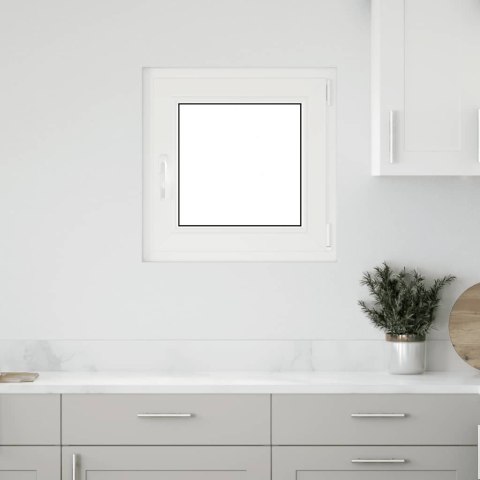  Okno piwniczne RISOR 50x50 cm uchylno-rozwierne DIN prawe białe