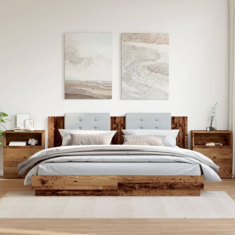 VidaXL Szafki nocne, 2 szt., stare drewno, 50x32x60 cm VidaXL Szafki nocne, 2 szt., stare drewno, 50x32x60 cm
